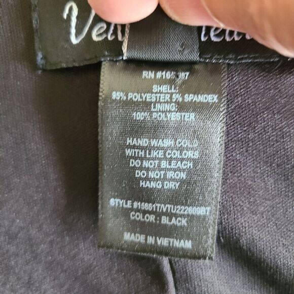 Velvet Fleur Mini Dress Size 8 Puff Sleeve Short Goth‎ Party Punk Grunge - Picture 7 of 8